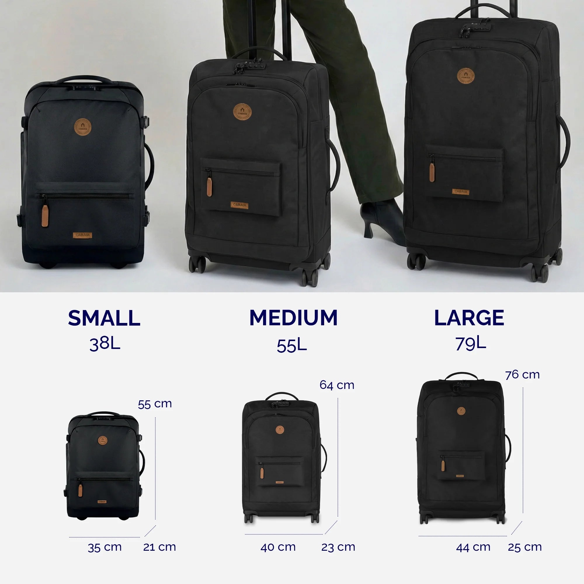 Valise souple 4 roues Medium Reykjavik