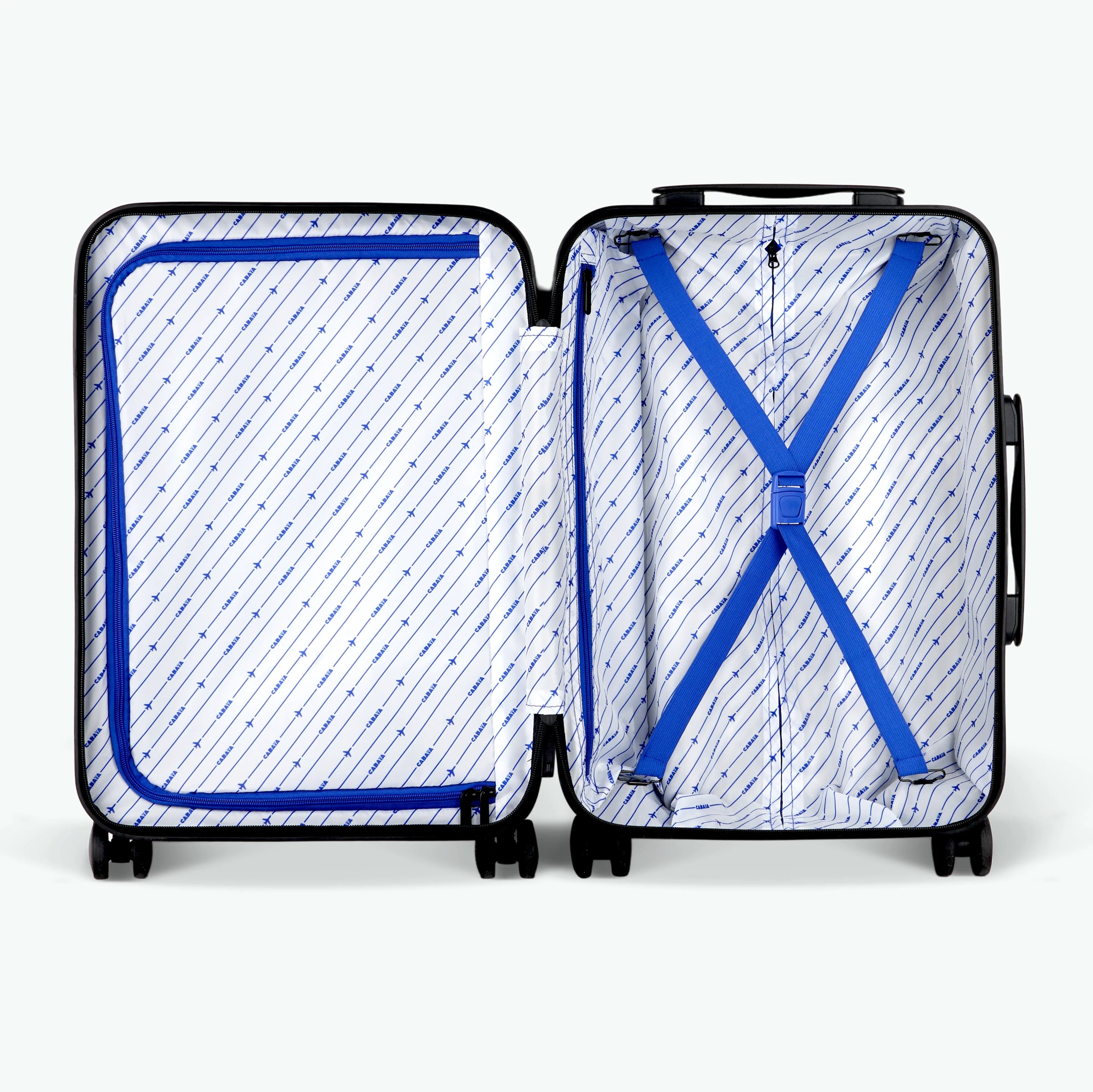 Valise rigide 4 roues CDG Pochette unie