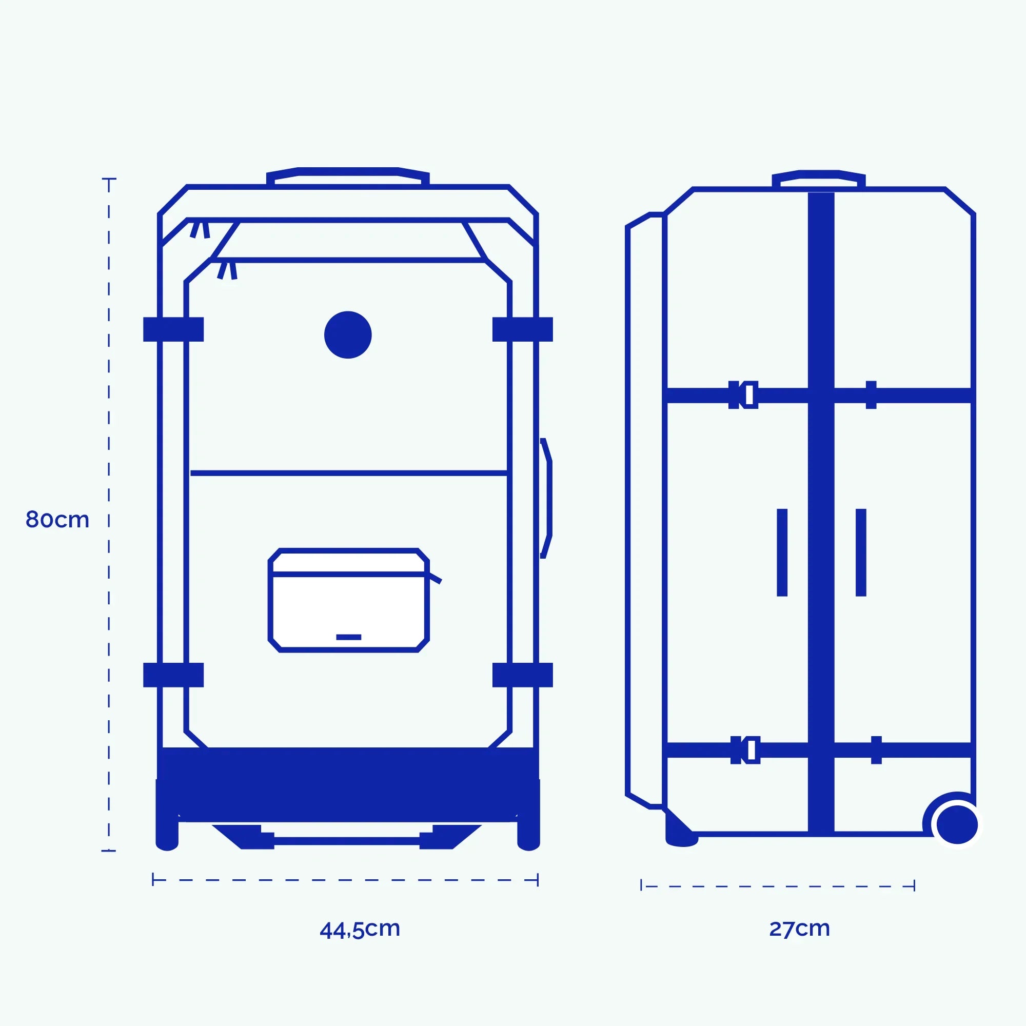 Valise souple 2 roues Large Sibiu
