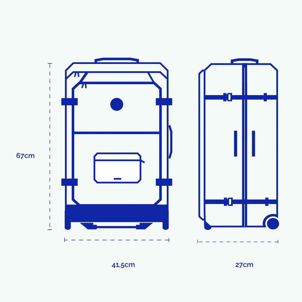 Valise souple 2 roues medium Getaria